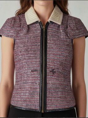 🌸 Marc Jacobs metallic zipped top